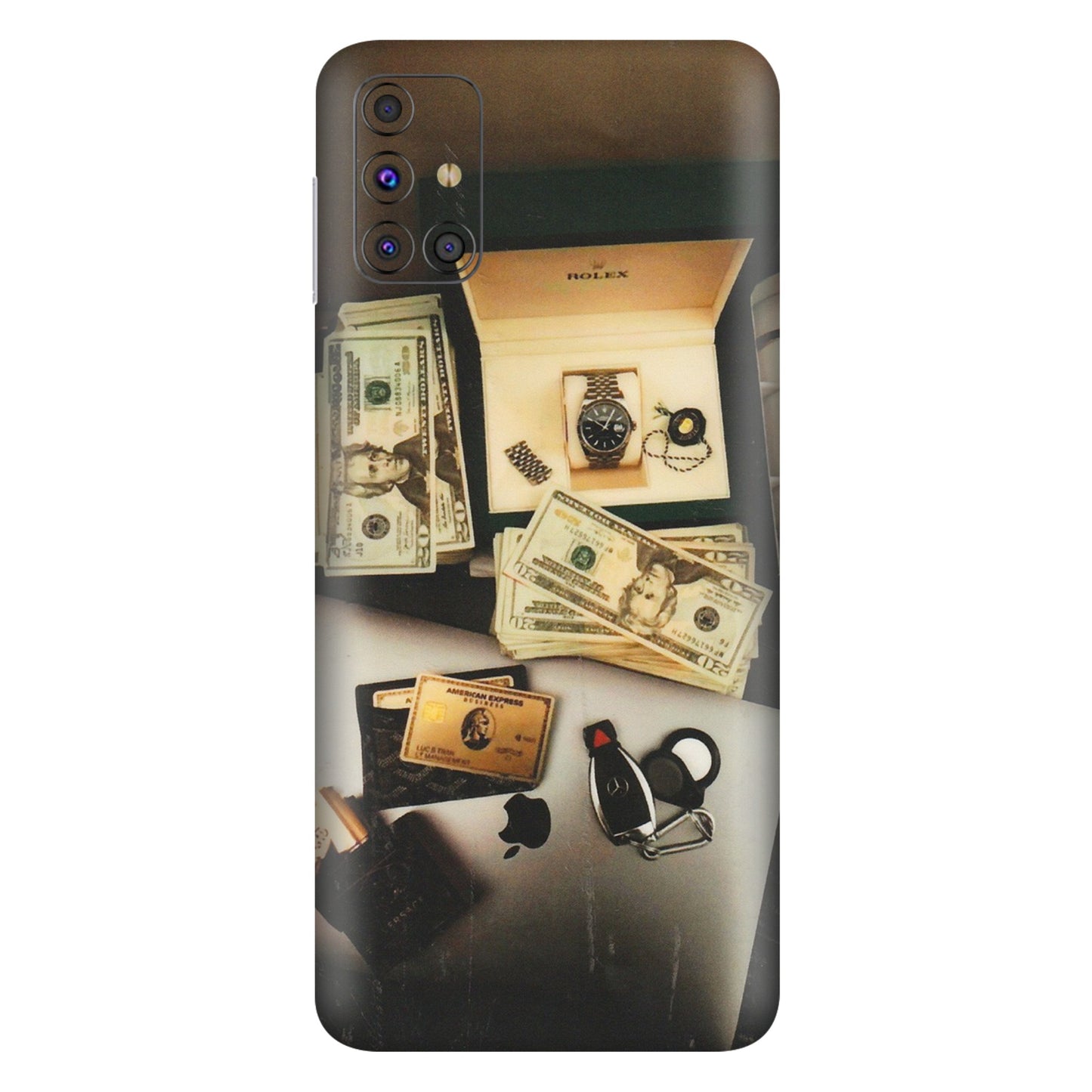 Samsung M/F/Note/Flip and C Phone Skins (All Models) - Luxury Lifestyle - Transparent Finish (T-11) Samsung Galaxy M31s