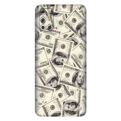Samsung M/F/Note/Flip and C Phone Skins (All Models) - Dollar Lover - Transparent Finish (T-17) Samsung Galaxy M31s