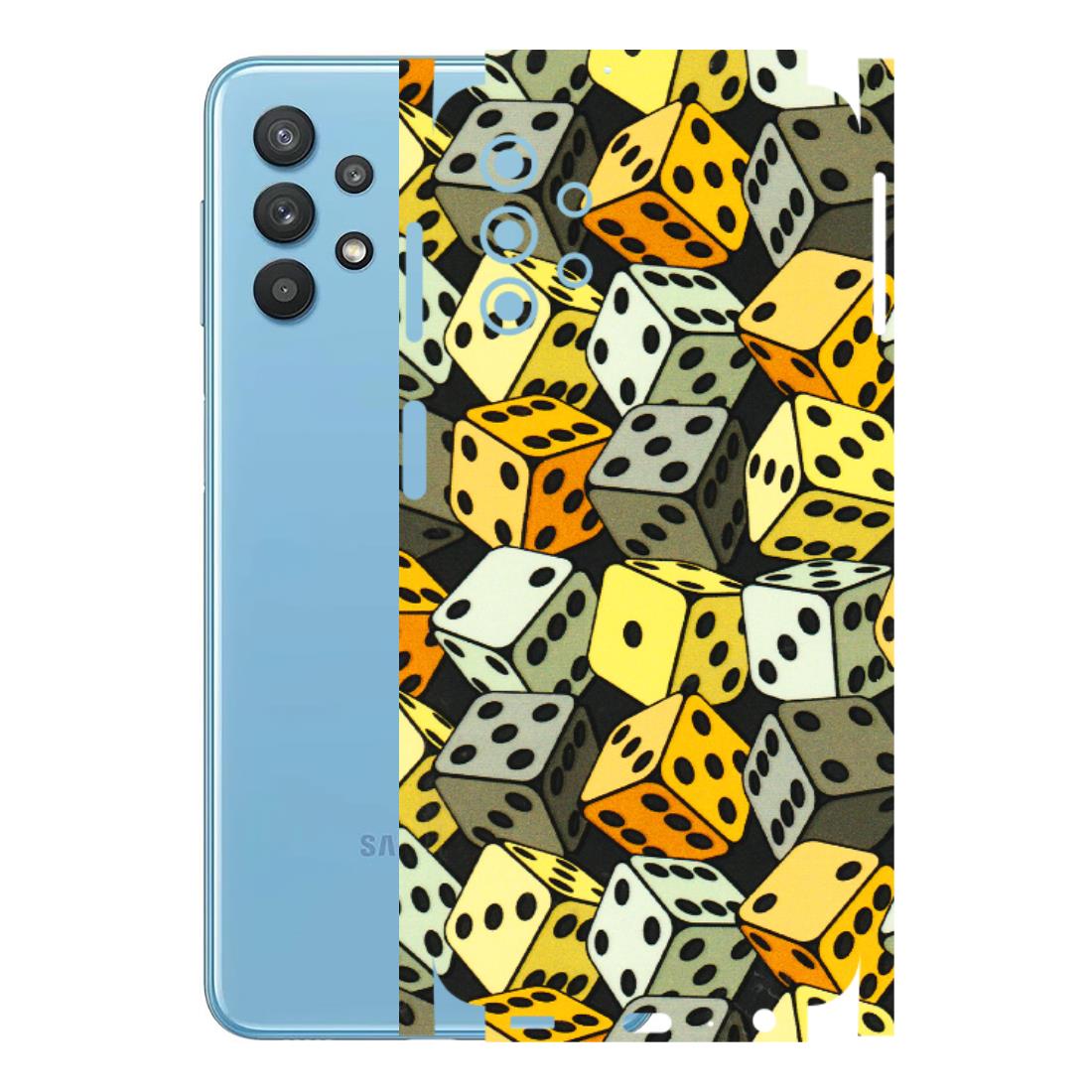Samsung M/F/Note/Flip and C Phone Skins (All Models) - Dices Of Life - 3D Embossed Finish (L-04) Samsung Galaxy M32 (5G)