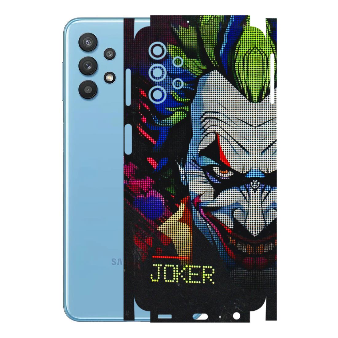 Samsung M/F/Note/Flip and C Phone Skins (All Models) - Joker Dot Matrix - 3D Embossed Finish (L-08) Samsung Galaxy M32 (5G)