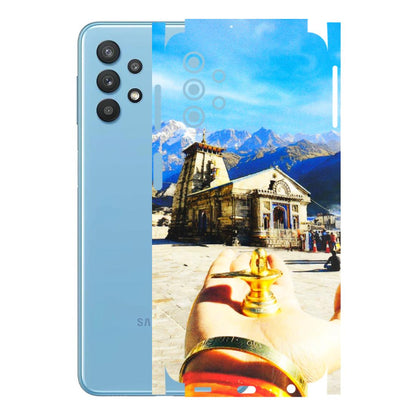 Samsung M/F/Note/Flip and C Phone Skins (All Models) - Beauty of Kedarnath - 3D Embossed Finish (L-108) Samsung Galaxy M32 (5G)