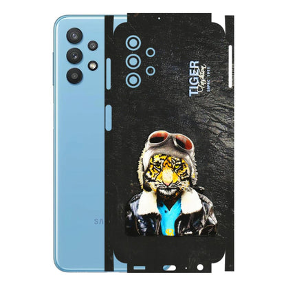 Samsung M/F/Note/Flip and C Phone Skins (All Models) - Rider Tiger - 3D Embossed Finish (L-113) Samsung Galaxy M32 (5G)