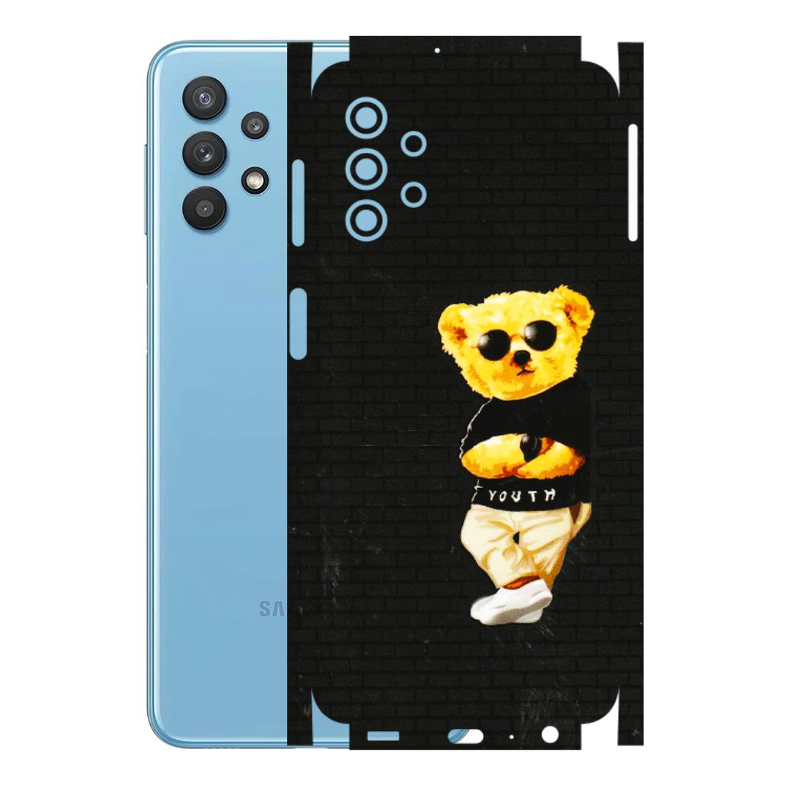 Samsung M/F/Note/Flip and C Phone Skins (All Models) - Classy Teddy Bear - 3D Embossed Finish (L-116) Samsung Galaxy M32 (5G)