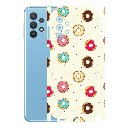 Samsung M/F/Note/Flip and C Phone Skins (All Models) - Mini Donuts Doodle Art - 3D Embossed Finish (L-122) Samsung Galaxy M32 (5G)