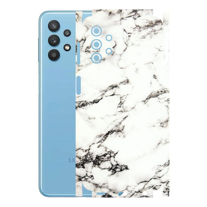 Samsung M/F/Note/Flip and C Phone Skins (All Models) - Black and White Marble Texture - 3D Embossed Finish (L-124) Samsung Galaxy M32 (5G)