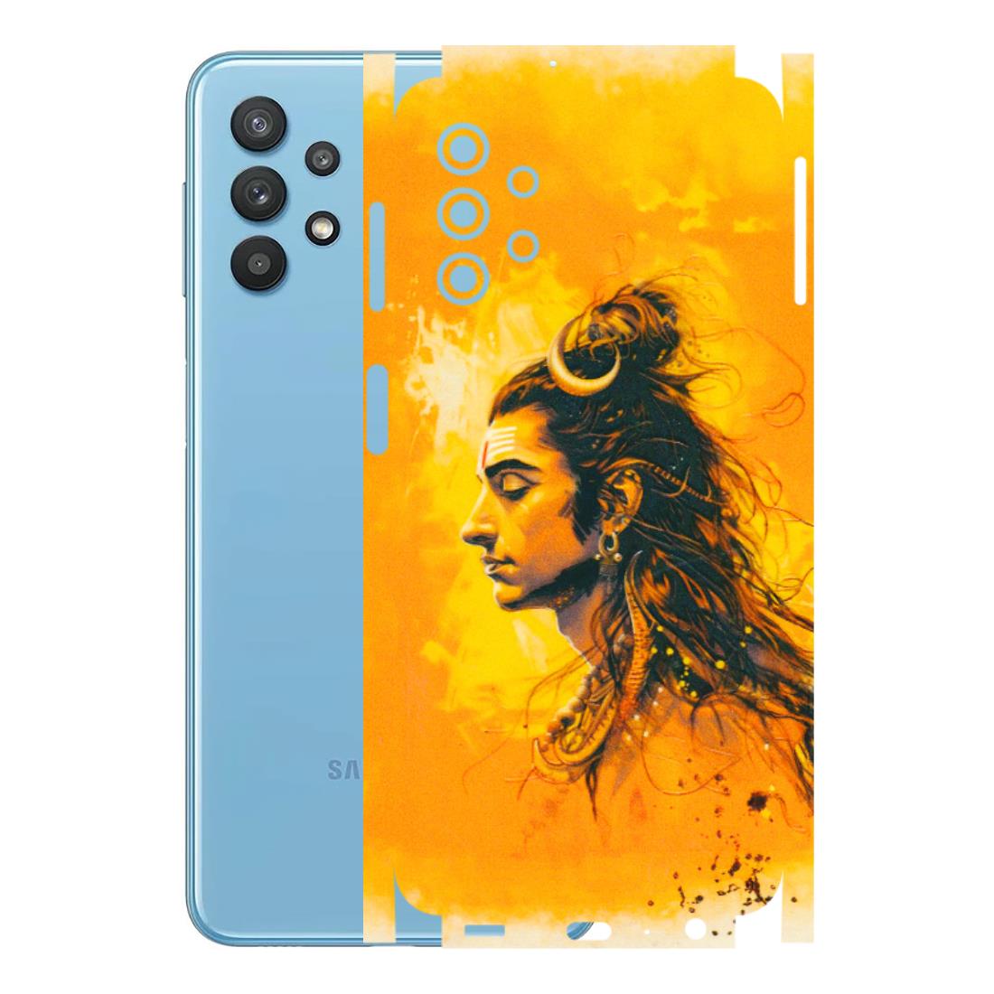 Samsung M/F/Note/Flip and C Phone Skins (All Models) - Shiv Shakti - 3D Embossed Finish (L-14) Samsung Galaxy M32 (5G)