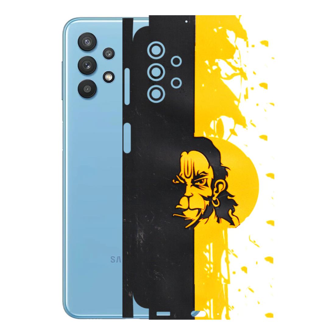 Samsung M/F/Note/Flip and C Phone Skins (All Models) - Bajrangbali - 3D Embossed Finish (L-151) Samsung Galaxy M32 (5G)