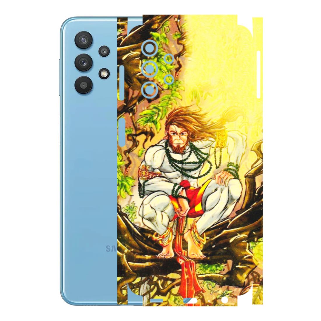 Samsung M/F/Note/Flip and C Phone Skins (All Models) - Lord Hanuman - 3D Embossed Finish (L-152) Samsung Galaxy M32 (5G)