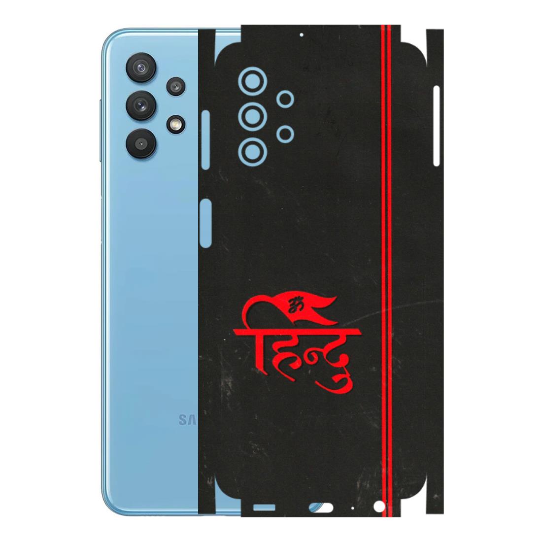 Samsung M/F/Note/Flip and C Phone Skins (All Models) - Hindu Black - 3D Embossed Finish (L-153) Samsung Galaxy M32 (5G)