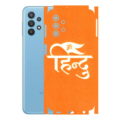 Samsung M/F/Note/Flip and C Phone Skins (All Models) - Hindu Kesari - 3D Embossed Finish (L-154) Samsung Galaxy M32 (5G)