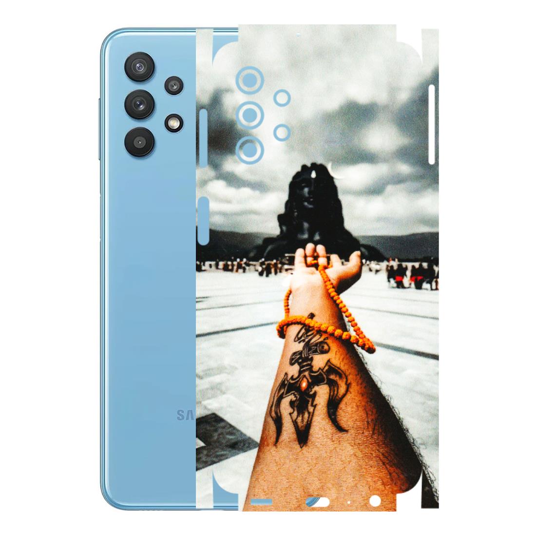 Samsung M/F/Note/Flip and C Phone Skins (All Models) - Jai Adiyogi Mahakaal - 3D Embossed Finish (L-164) Samsung Galaxy M32 (5G)