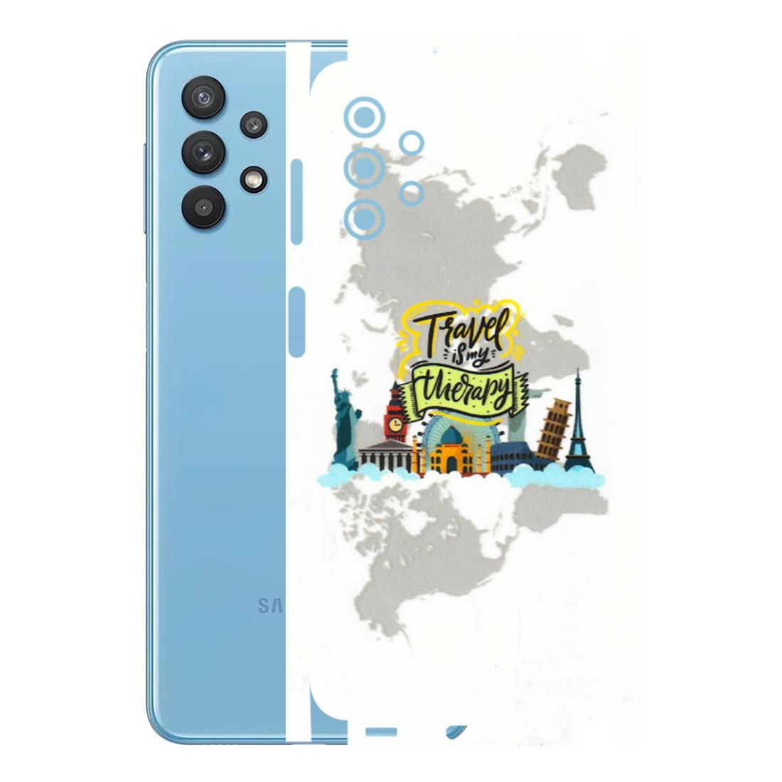 Samsung M/F/Note/Flip and C Phone Skins (All Models) - Travel Therapy - 3D Embossed Finish (L-199) Samsung Galaxy M32 (5G)