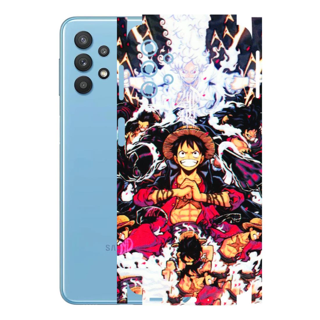 Samsung M/F/Note/Flip and C Phone Skins (All Models) - Luffy Anime Character - 3D Embossed Finish (L-203) Samsung Galaxy M32 (5G)