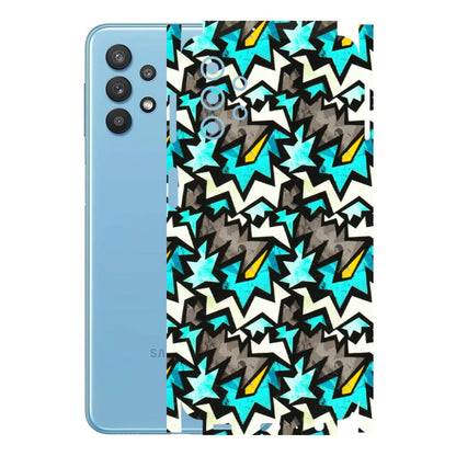 Samsung M/F/Note/Flip and C Phone Skins (All Models) - Funky Zig Zag - 3D Embossed Finish (L-223) Samsung Galaxy M32 (5G)