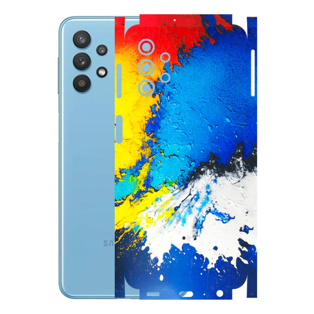 Samsung M/F/Note/Flip and C Phone Skins (All Models) - Acrylic Paint Spill - 3D Embossed Finish (L-229) Samsung Galaxy M32 (5G)