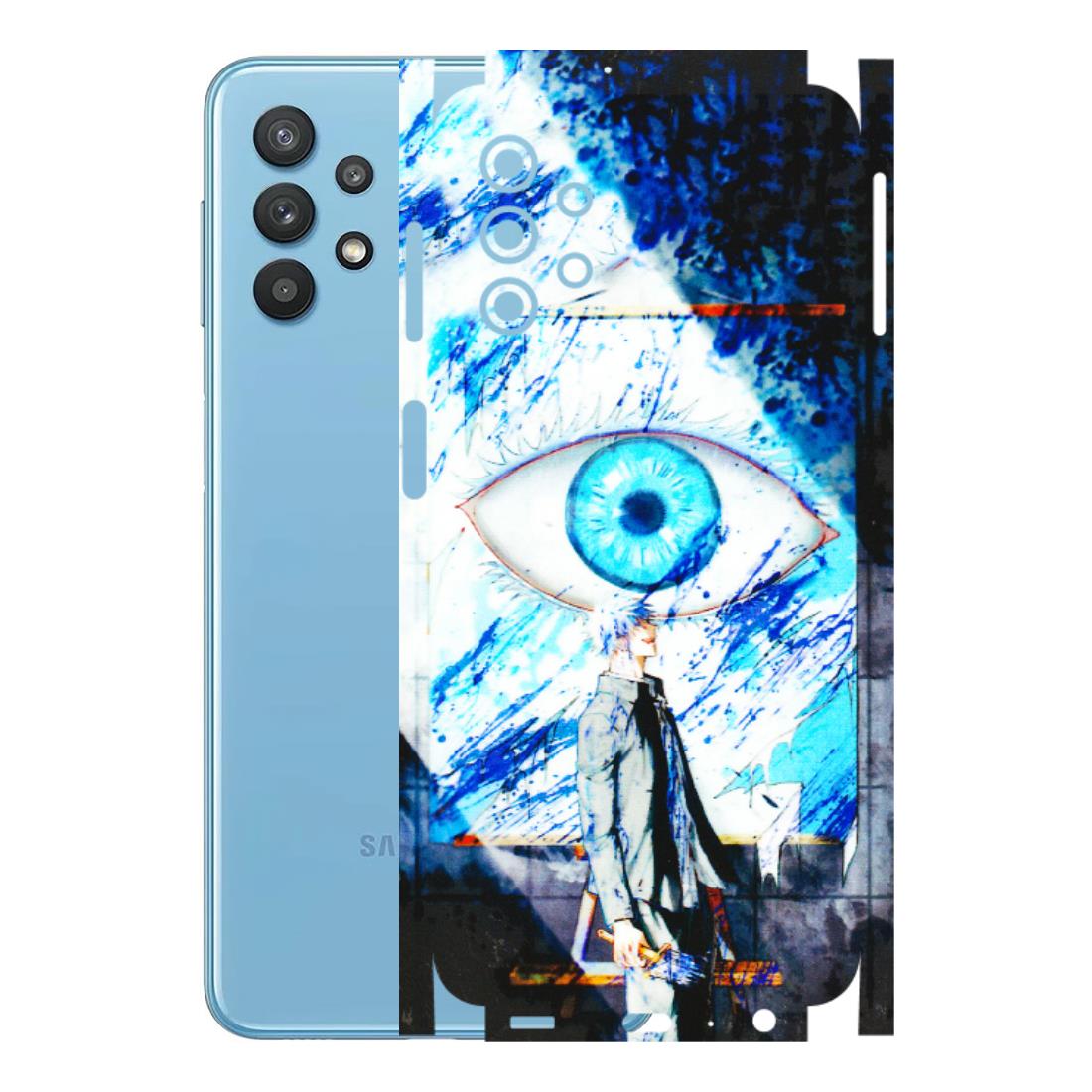 Samsung M/F/Note/Flip and C Phone Skins (All Models) - Gojo Satoru evil eye - 3D Embossed Finish (L-239) Samsung Galaxy M32 (5G)