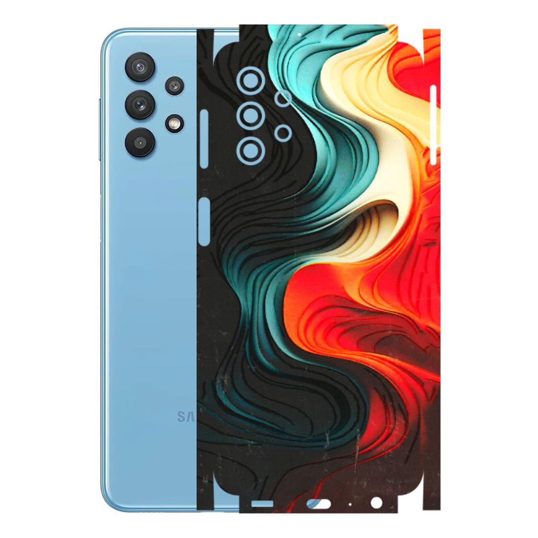 Samsung M/F/Note/Flip and C Phone Skins (All Models) - The Silky Swirl - 3D Embossed Finish (L-240) Samsung Galaxy M32 (5G)