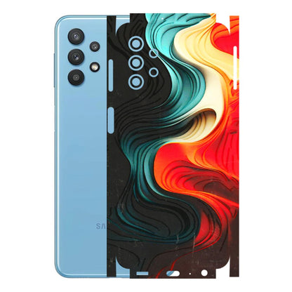 Samsung M/F/Note/Flip and C Phone Skins (All Models) - The Silky Swirl - 3D Embossed Finish (L-240) Samsung Galaxy M32 (5G)