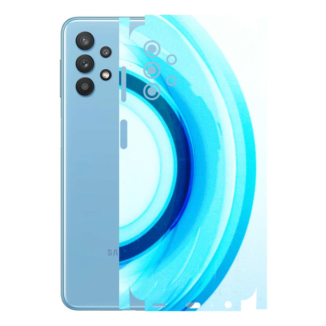 Samsung M/F/Note/Flip and C Phone Skins (All Models) - The Blue Curve - 3D Embossed Finish (L-244) Samsung Galaxy M32 (5G)