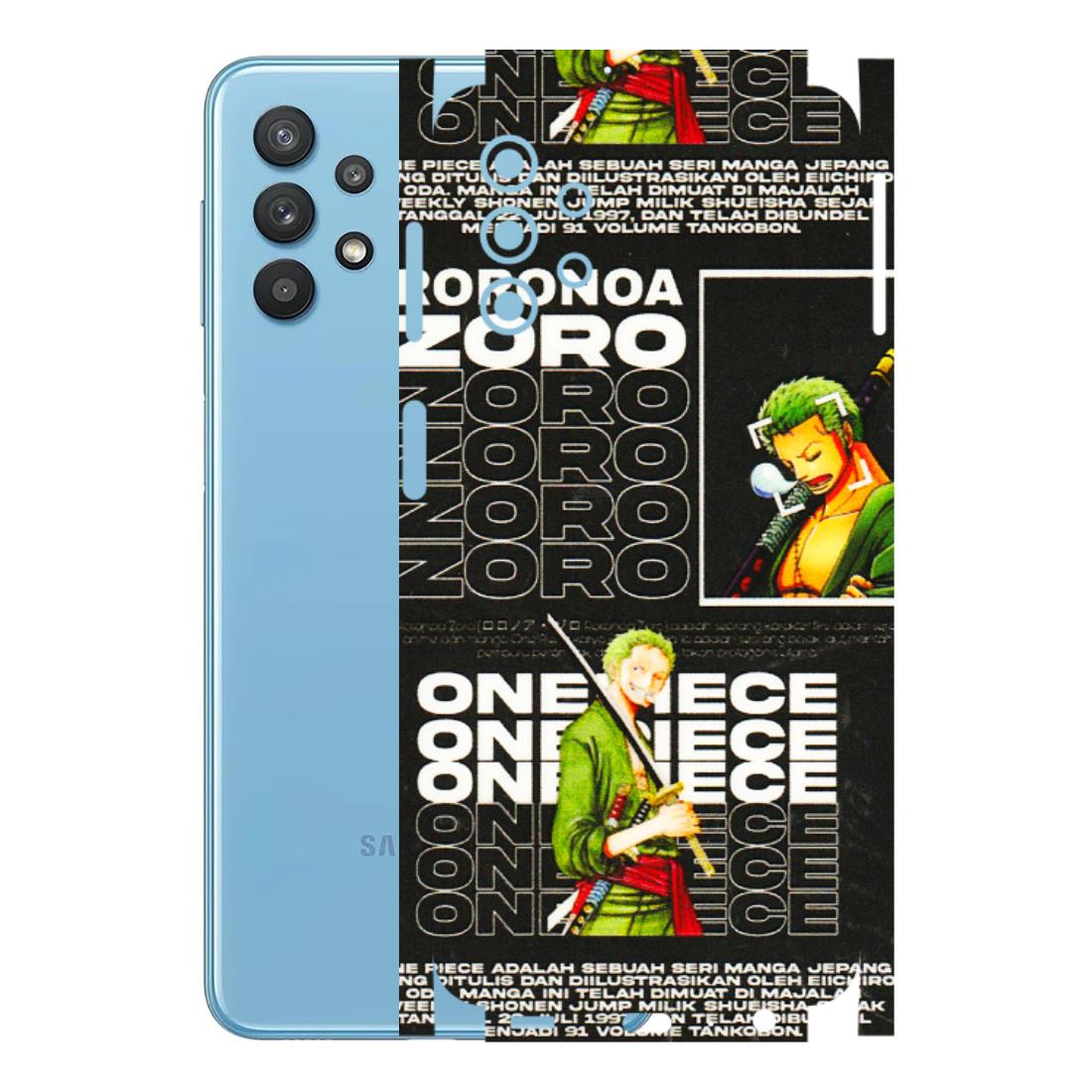 Samsung M/F/Note/Flip and C Phone Skins (All Models) - One Piece Zoro - 3D Embossed Finish (L-250) Samsung Galaxy M32 (5G)