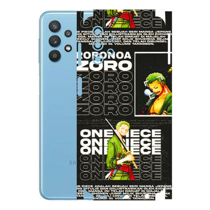 Samsung M/F/Note/Flip and C Phone Skins (All Models) - One Piece Zoro - 3D Embossed Finish (L-250) Samsung Galaxy M32 (5G)