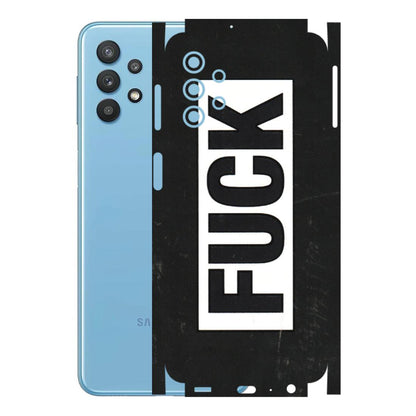 Samsung M/F/Note/Flip and C Phone Skins (All Models) - The F Word - 3D Embossed Finish (L-255) Samsung Galaxy M32 (5G)