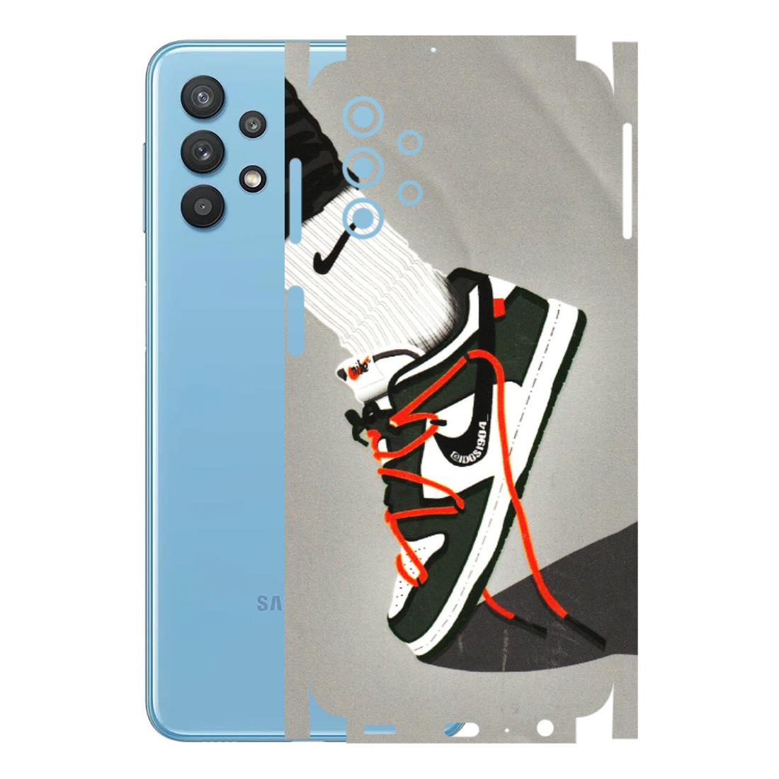 Samsung M/F/Note/Flip and C Phone Skins (All Models) - New Grey Sneaker - 3D Embossed Finish (L-261) Samsung Galaxy M32 (5G)