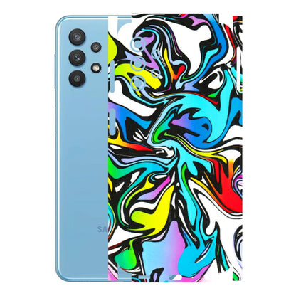 Samsung M/F/Note/Flip and C Phone Skins (All Models) - Abstract Colour Paints - 3D Embossed Finish (L-271) Samsung Galaxy M32 (5G)