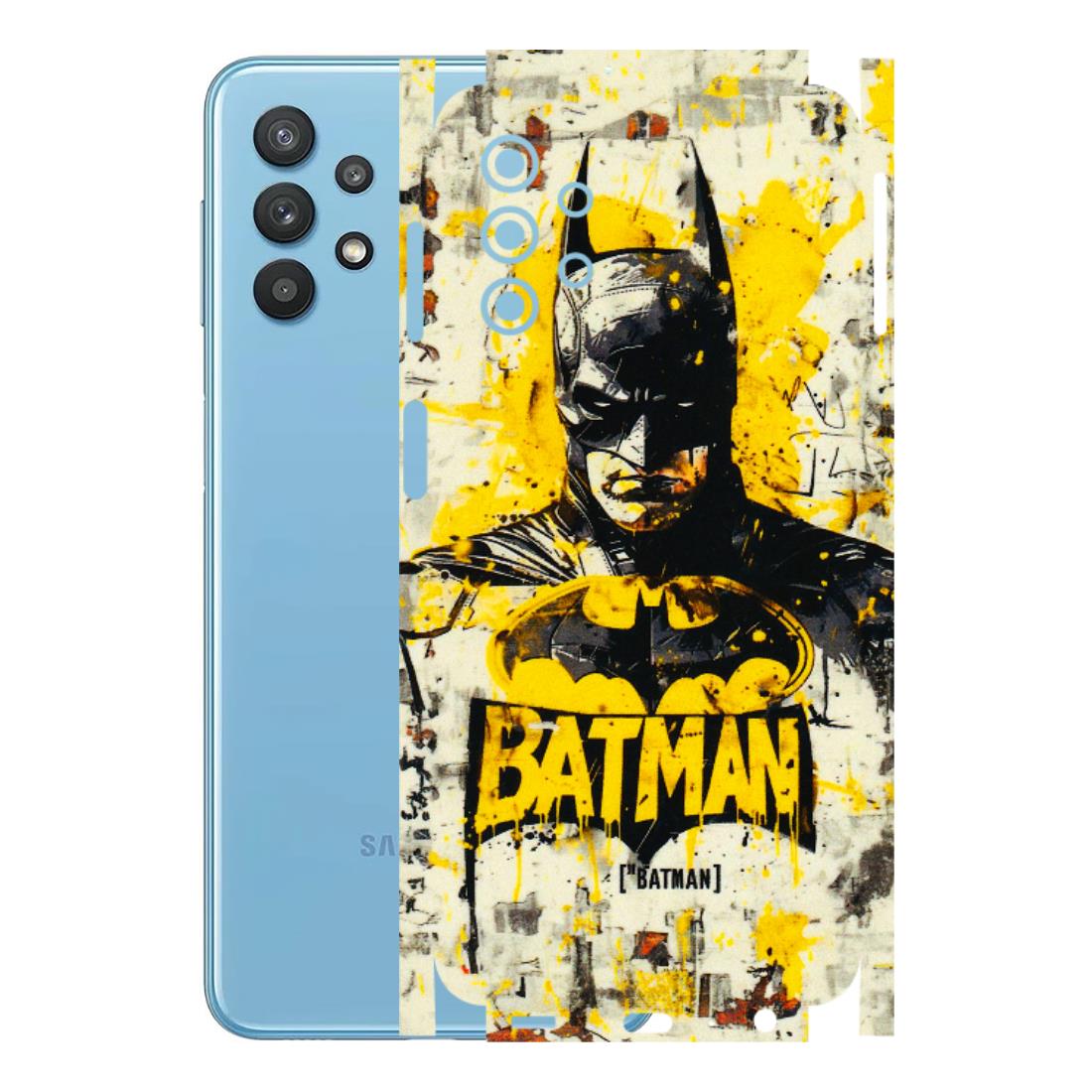 Samsung M/F/Note/Flip and C Phone Skins (All Models) - Batman Yellow BT - 3D Embossed Finish (L-304) Samsung Galaxy M32 (5G)