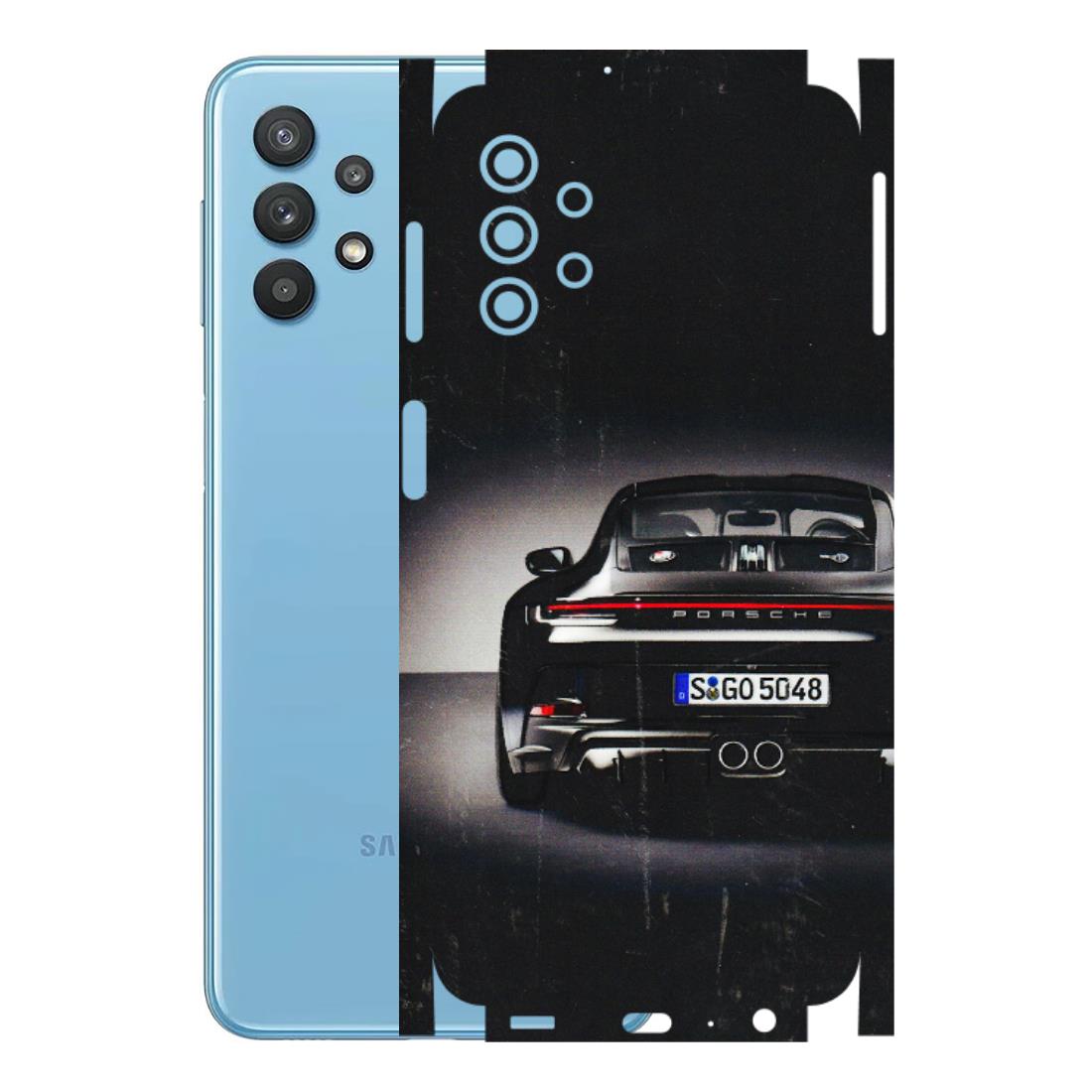 Samsung M/F/Note/Flip and C Phone Skins (All Models) - New Black Porsche GT3 - 3D Embossed Finish (L-327) Samsung Galaxy M32 (5G)