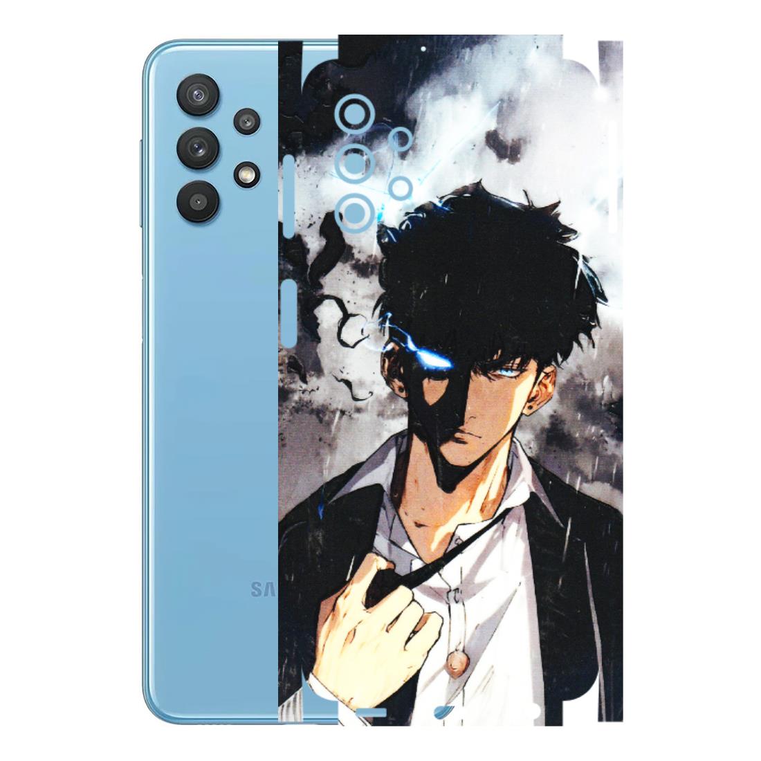 Samsung M/F/Note/Flip and C Phone Skins (All Models) - Sung Jinwoo Manhwa Anime - 3D Embossed Finish (L-328) Samsung Galaxy M32 (5G)