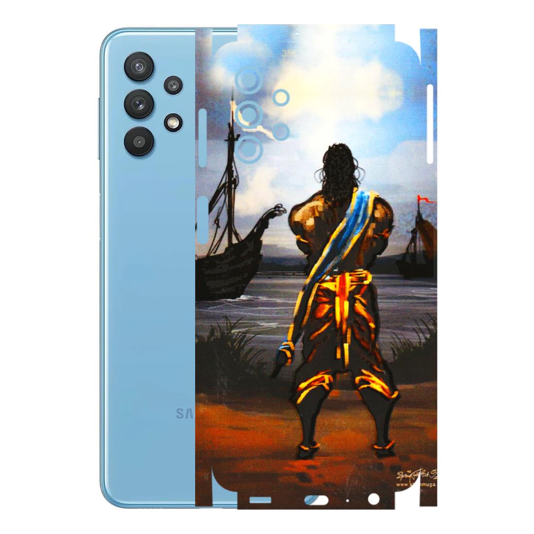Samsung M/F/Note/Flip and C Phone Skins (All Models) - Heavenly God Figure - 3D Embossed Finish (L-34) Samsung Galaxy M32 (5G)