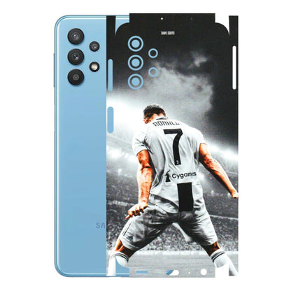 Samsung M/F/Note/Flip and C Phone Skins (All Models) - Ronaldo CR7 Crazy - 3D Embossed Finish (L-44) Samsung Galaxy M32 (5G)