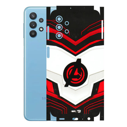 Samsung M/F/Note/Flip and C Phone Skins (All Models) - Avengers Logo - 3D Embossed Finish (L-55) Samsung Galaxy M32 (5G)