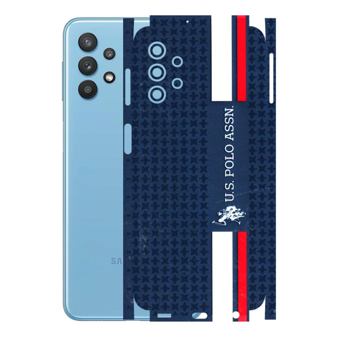 Samsung M/F/Note/Flip and C Phone Skins (All Models) - US POLO Designer Brand - 3D Embossed Finish (L-65) Samsung Galaxy M32 (5G)
