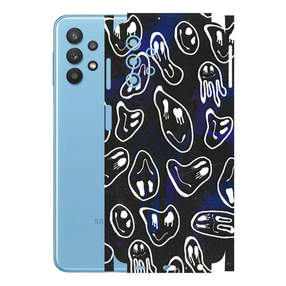 Samsung M/F/Note/Flip and C Phone Skins (All Models) - Distorted Smileys - 3D Embossed Finish (L-92) Samsung Galaxy M32 (5G)