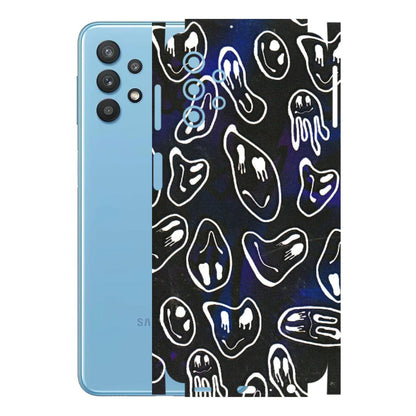 Samsung M/F/Note/Flip and C Phone Skins (All Models) - Distorted Smileys - 3D Embossed Finish (L-92) Samsung Galaxy M32 (5G)