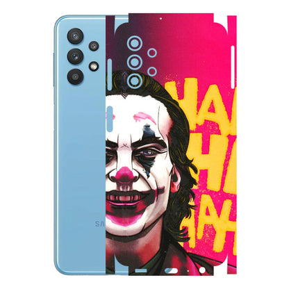 Samsung M/F/Note/Flip and C Phone Skins (All Models) - Joker Evil Laugh - 3D Embossed Finish (L-97) Samsung Galaxy M32 (5G)