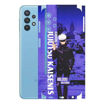 Samsung M/F/Note/Flip and C Phone Skins (All Models) - Jujutsu Kaisen Gojo - Matte Finish (M-05) Samsung Galaxy M32 (5G)
