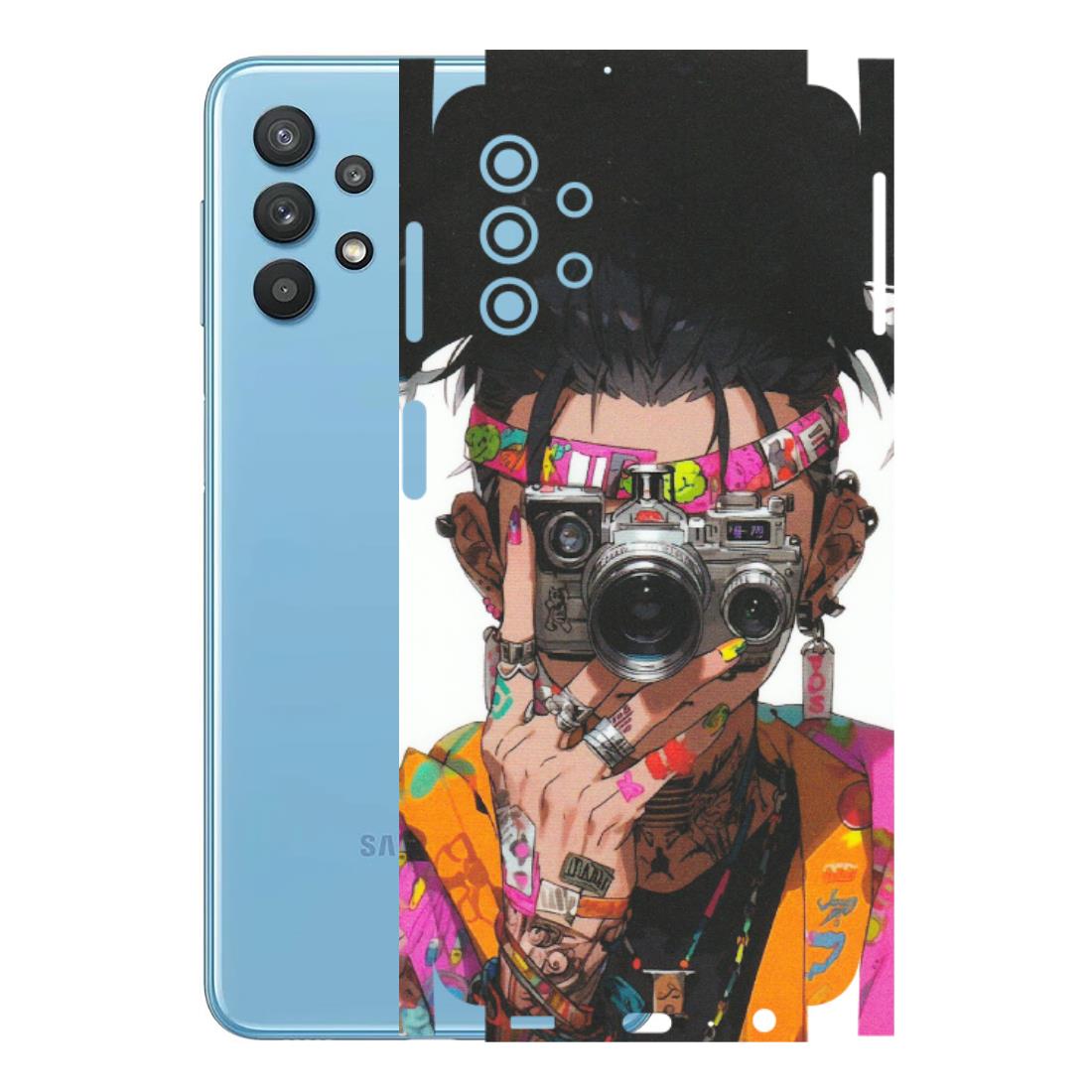 Samsung M/F/Note/Flip and C Phone Skins (All Models) - Camera Lover Girl - Matte Finish (M-09) Samsung Galaxy M32 (5G)