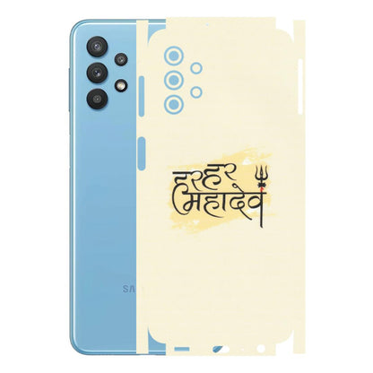 Samsung M/F/Note/Flip and C Phone Skins (All Models) - Har Har Mahadev - Matte Finish (M-10) Samsung Galaxy M32 (5G)