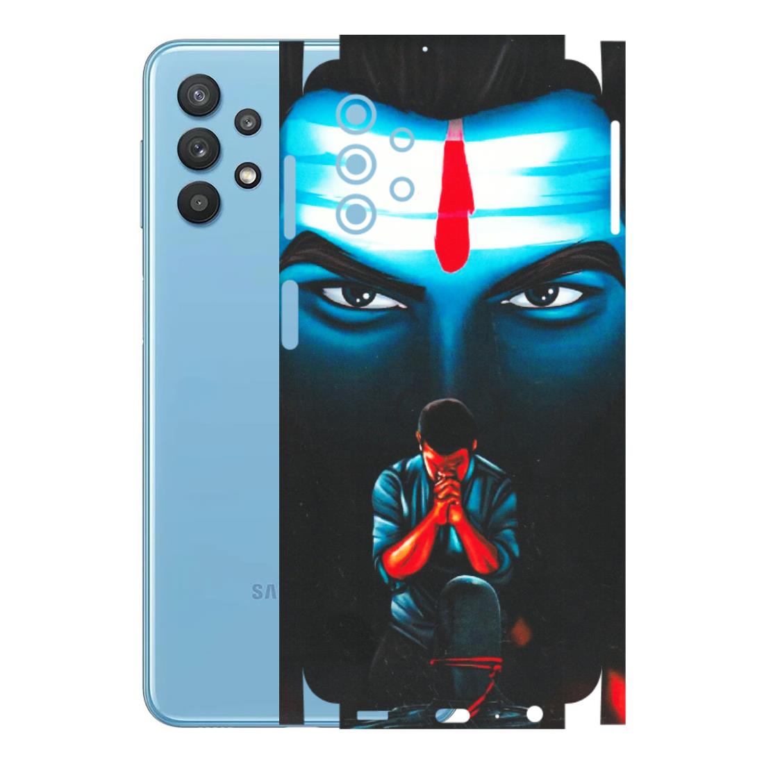 Samsung M/F/Note/Flip and C Phone Skins (All Models) - Mahakal Bhakt - Matte Finish (M-112) Samsung Galaxy M32 (5G)