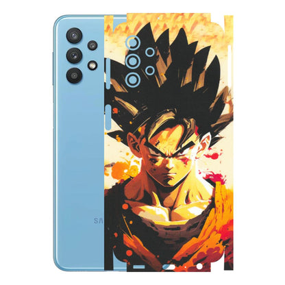 Samsung M/F/Note/Flip and C Phone Skins (All Models) - Angry Goku - Matte Finish (M-12) Samsung Galaxy M32 (5G)