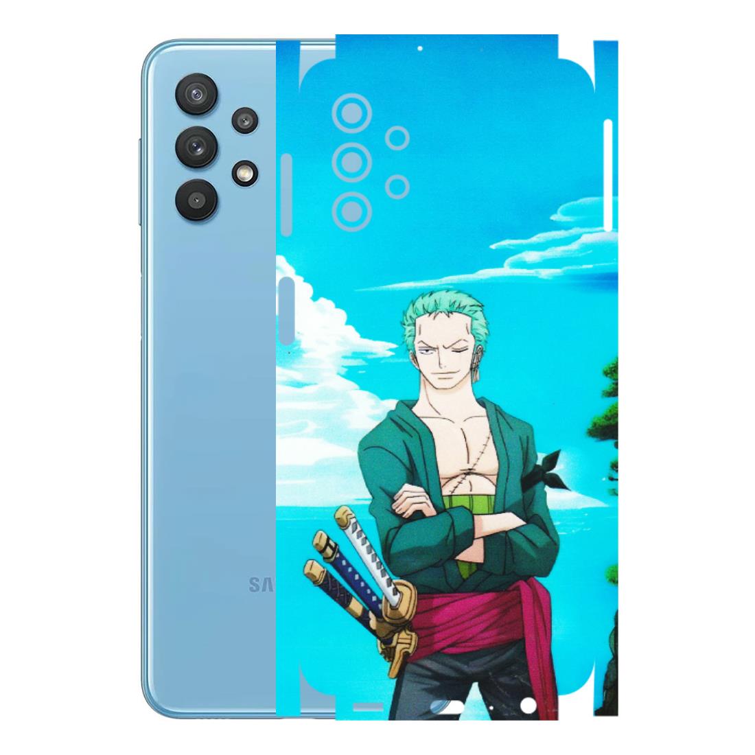 Samsung M/F/Note/Flip and C Phone Skins (All Models) - Cool Swordman Zoro Anime - Matte Finish (M-143) Samsung Galaxy M32 (5G)