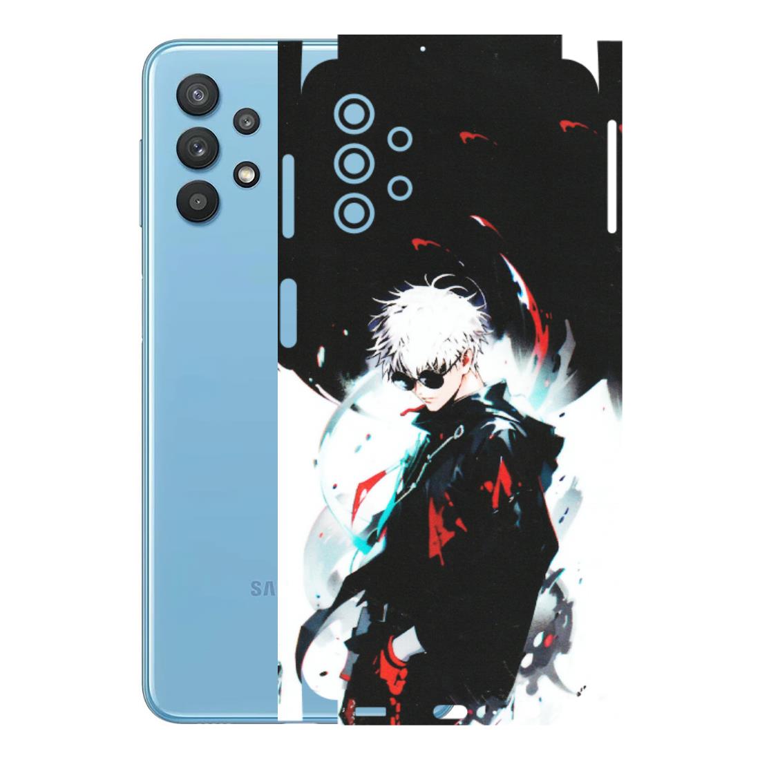 Samsung M/F/Note/Flip and C Phone Skins (All Models) - Gojo Powerful Charater Kaisen Anime - Matte Finish (M-144) Samsung Galaxy M32 (5G)