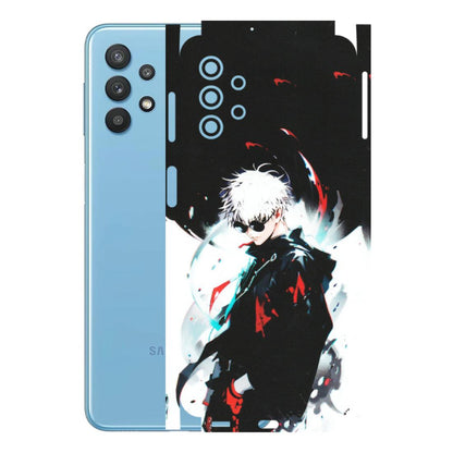 Samsung M/F/Note/Flip and C Phone Skins (All Models) - Gojo Powerful Charater Kaisen Anime - Matte Finish (M-144) Samsung Galaxy M32 (5G)