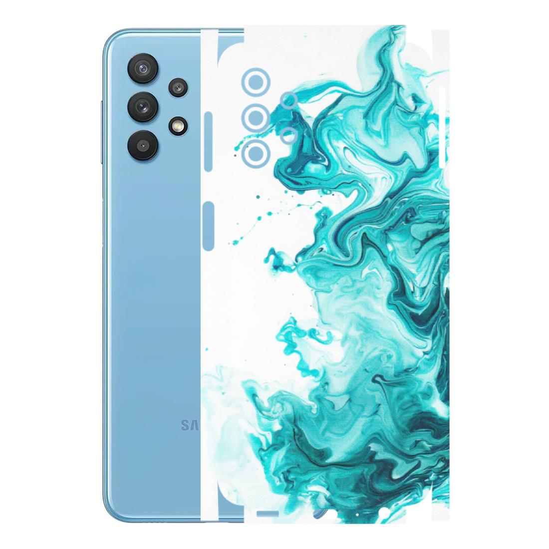 Samsung M/F/Note/Flip and C Phone Skins (All Models) - Sky Blue Abstract Colour - Matte Finish (M-146) Samsung Galaxy M32 (5G)