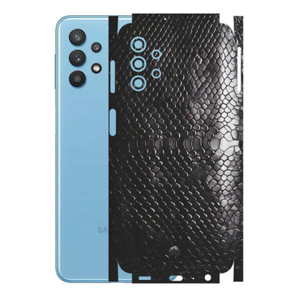 Samsung M/F/Note/Flip and C Phone Skins (All Models) - Black Snack Leather - Matte Finish (M-147) Samsung Galaxy M32 (5G)