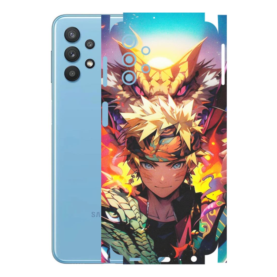 Samsung M/F/Note/Flip and C Phone Skins (All Models) - Angry Naruto Anime - Matte Finish (M-148) Samsung Galaxy M32 (5G)