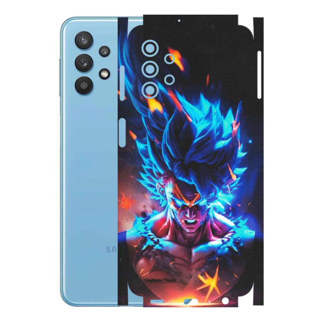 Samsung M/F/Note/Flip and C Phone Skins (All Models) - Angry Goku Dragon Ball Anime - Matte Finish (M-150) Samsung Galaxy M32 (5G)